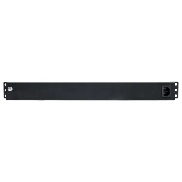 Блок розеток PDU TERACOM PRO 19' 1U 10А/250В 7 роз. Schuko с выключателем без шнура питания вх. разъем C14 корпус алюминий черный