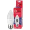 Лампа светодиодная LED B35-8W-865-E27 R (диод, свеча, 8Вт, хол, E27) (10/100/3500)