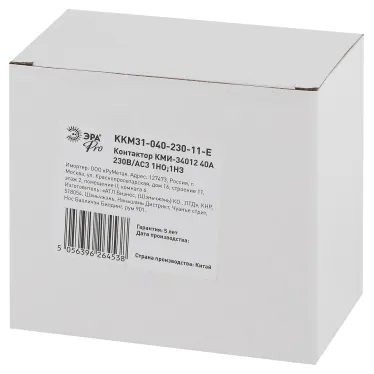 Контактор КМИ-34012 40А 230В/АС3 1НО,1НЗ PRO