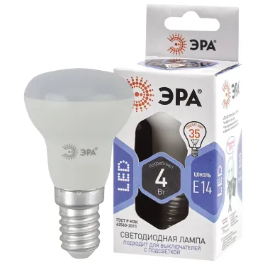 Лампа светодиодная Е14 4Вт рефлектор холодный дневной свет STD LED R39-4W-860-E14 Е14 /