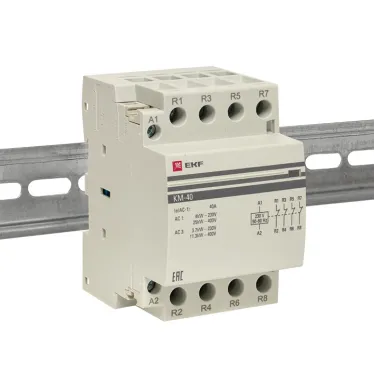 Контактор модульный КМ 40А 4NC (3 мод.) PROxima
