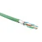 Витая пара U/FTP кат 6 4 пары AWG23 solid IN LSZH нг(А)-HF зеленый 500м