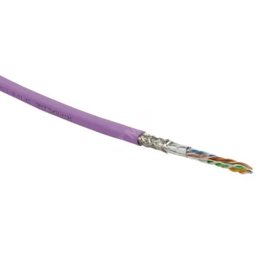 Витая пара SF/UTP кат 5e 4 пары AWG24 solid IN LSZH нг(А)-HF розовый 305м
