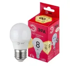                  Лампа светодиодная E14 8 Вт шар теплый RED LINE LED P45-8W-827-E14 R Е14 /
               