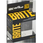 BRITE Кнопка звонка с индикацией для отелей 10А ВС10-1-9-БрБ белый IEK
