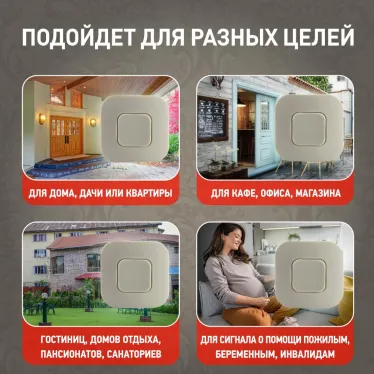 Звонок BIONIC Ivory беспроводной (10/60/480)
