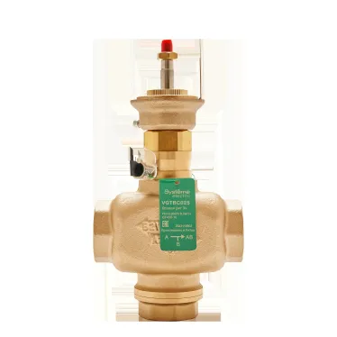 Клапан регулирующий 3-ход смес-разд резьб PN16 DN25 8,0 м3/ч -10...+95 град