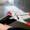 Клещи для точного разламывания кафельной плитки L-250 мм хромированные обливные рукоятки