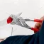 Клещи для точного разламывания кафельной плитки L-250 мм хромированные обливные рукоятки