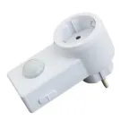 Датчик движения розеточный ДДР-01 1200Вт 10-420с 2-9м 3+лк 120гр IP20 MD 022
