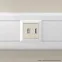 Avanti USB зарядное устройство ''Ванильная дымка'', 2.1А, 2 модульная
