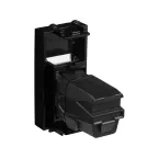 Avanti USB 3.0 розетка ''Черный квадрат'' модульная, тип А-А, 1 модульная