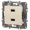 Устройство зарядное USB, 5В-2100мА, Эра Elegance, сл.кость, 14-4110-02