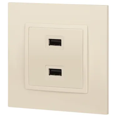 Устройство зарядное USB, 5В-2100мА, Эра Elegance, сл.кость, 14-4110-02