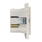 Стокгольм Механизм Розетки с 2USB type-A + type-C белый