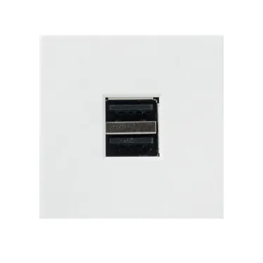 Розетка USB, сила тока 2.1 А (2 гнезда) без индикатора