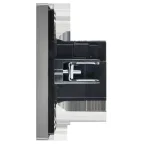 FORTE@PIANO Розетка USB A+A 3,1А FP549 сталь IEK