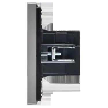 FORTE@PIANO Розетка USB A+A 3,1А FP549 сталь IEK