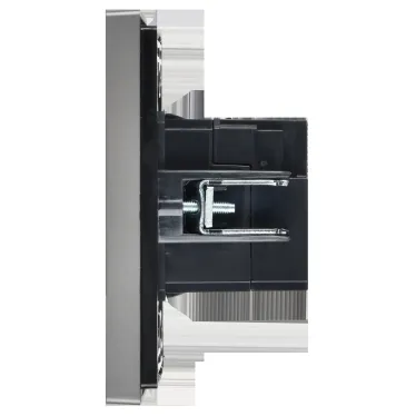 FORTE@PIANO Розетка USB A+C 18Вт FP551 сталь IEK