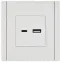 FORTE@PIANO Розетка USB A+C 3,1А FP250 белый IEK