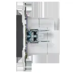 SKANDY Розетка USB A+C 18Вт SK-R13G графит IEK