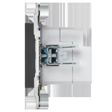 SKANDY Розетка USB A+C 18Вт SK-R13G графит IEK