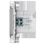 SKANDY Розетка USB A+C 18Вт SK-R13S серебряный IEK