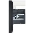 FORTE@PIANO Розетка USB A+C 18Вт FP151 черный IEK