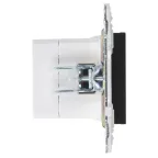 SKANDY Розетка USB A+A 3,1А SK-R15Bl черный IEK