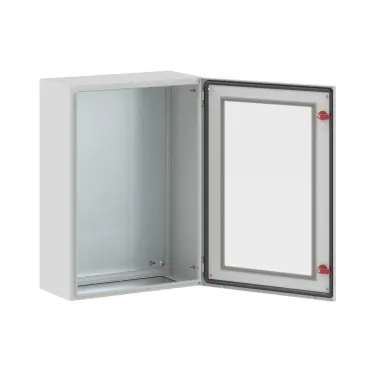 Щит с монтажной панелью ЩМП 700x500x250мм серия ST c прозрачной дверью