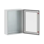 Щит с монтажной панелью ЩМП 800x600x250мм серия ST c прозрачной дверью