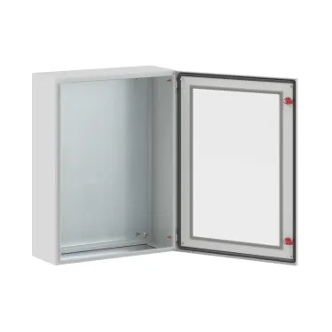 Щит с монтажной панелью ЩМП 800x600x250мм серия ST c прозрачной дверью