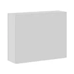 Корпус навесной уличный ST Outdoor с М/П двухдверный ВxШxГ 800x1000x300 мм, IP55