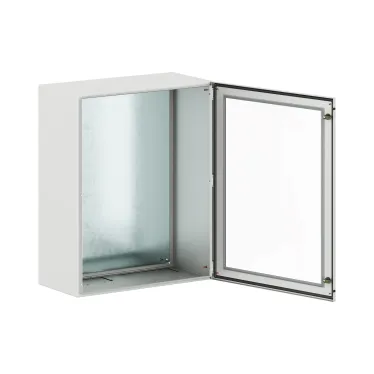 Корпус навесной уличный ST Outdoor с М/П с прозрачной дверью ВxШxГ 1000x800x400 мм, IP66