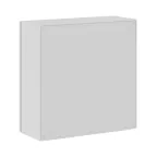 Корпус навесной уличный ST Outdoor с М/П с прозрачной дверью ВxШxГ 600x600x250 мм, IP66