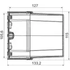 ПЛАСТ.КОРОБКА ABS 116x116x62