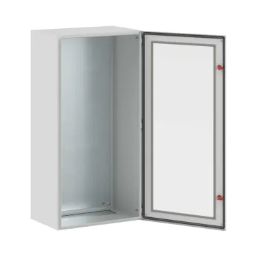 Щит с монтажной панелью ЩМП 1200x600x400мм серия ST c прозрачной дверью