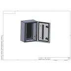 Корпус металлический ЩМП-30.21.15 ЭРА OPTIMA c.3.2.1_5 (300х210х150) У2 IP54