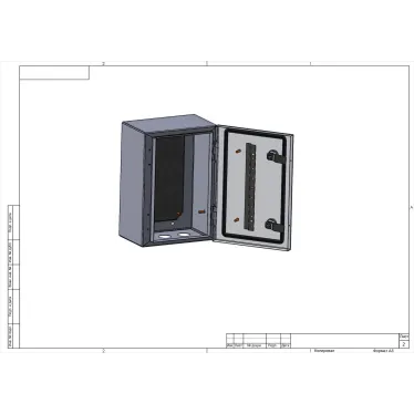 Корпус металлический ЩМП-30.21.15 ЭРА OPTIMA c.3.2.1_5 (300х210х150) У2 IP54