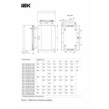 TETRA 5 Корпус пластиковый ЩМПп 400х300х170мм прозрачная дверь IP66 IEK