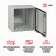 Корпус металлический ЩМП-40.40.25 ЭРА OPTIMA c.4.4.2_5 (400х400х250) У2 IP54