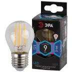                 Лампа светодиодная декоративная LED 9 Вт 1170Лм 4000К шар, филамент нейтральный E27 230В F-LED P45-9w-840-E27
               