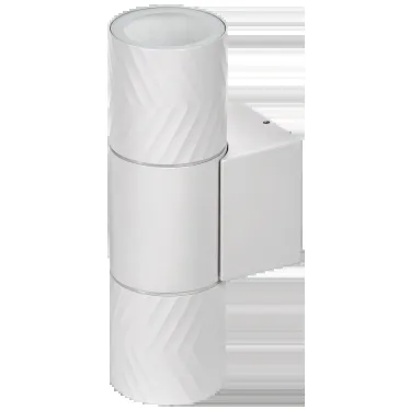 LIGHTING Светильник уличный 5108 настенный под лампу 2хGU10 IP65 белый IEK