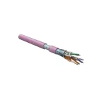                  Витая пара F/UTP кат 5e 4 пары AWG24 solid IN LSZH нг(А)-HF розовый 305м
               