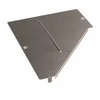                  Крышка переходника левого Стандарт INOX (AISI 409) 500х200
               