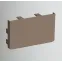 Заглушка для РКК-100х60 и 100х40 коричневая