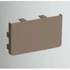 Заглушка для РКК-100х60 и 100х40 коричневая