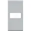 LivingLight Клавиша Axial с 1 отверстием для вставки символа 1 модуль алюминий