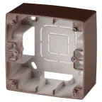                  Коробка накладного монтажа 1 пост, Эра12, бронза 12-6101-13
               