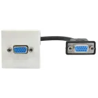                  PRIMER РКМ-10-20-П Розетка мультимедийная VGA M/M (1 модуль) белая IEK
               